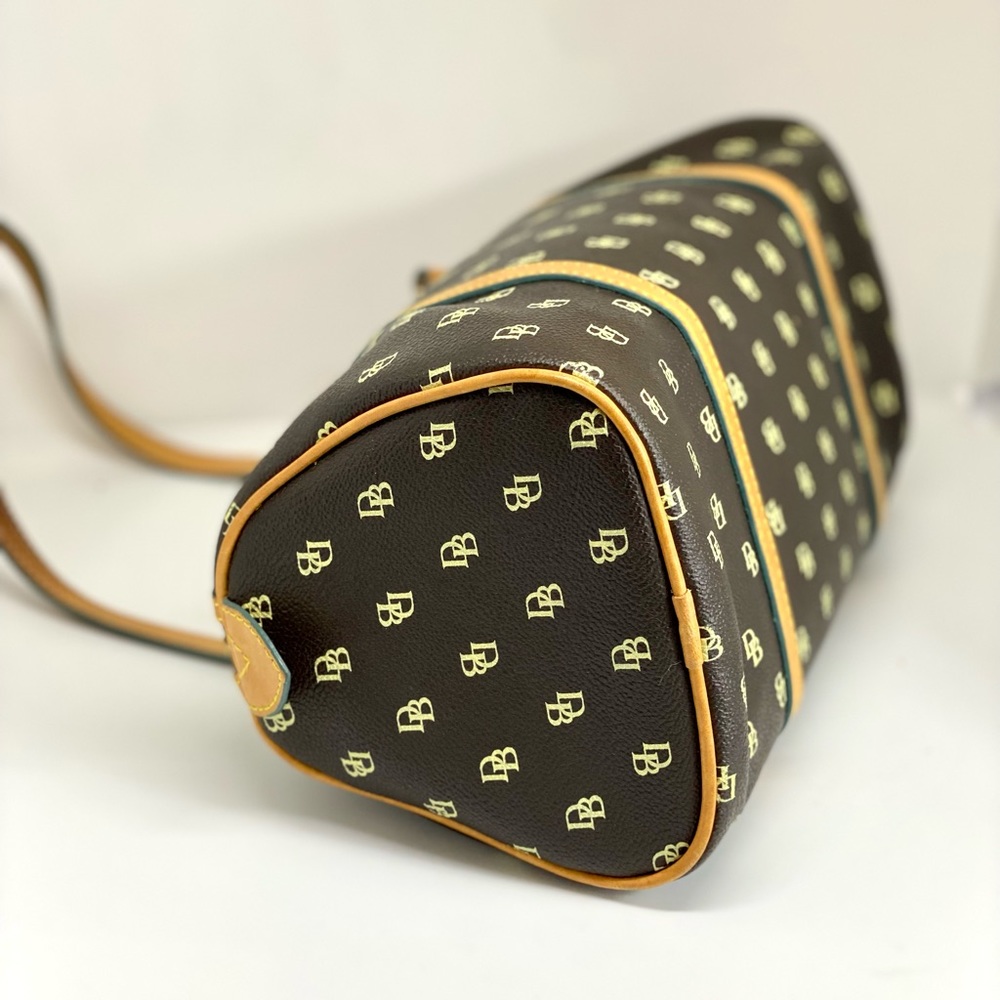DOONEY & BOURKE💥VINTAGE-SOLD OUT💥Signature Coated Canvas Barrel Bag - Picture 8 of 11